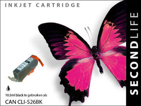 SecondLife - Canon CLI 526 Black