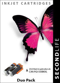 SecondLife - Duopack Canon PGI 550 Black