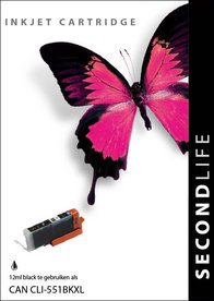 SecondLife - Canon CLI 551 Black XL