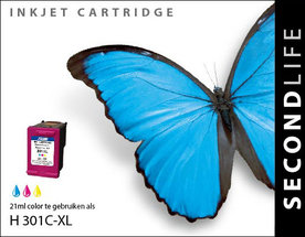 SecondLife - HP 301 XL Color