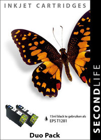 SecondLife - Duopack Epson T 1281 Black