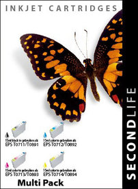 SecondLife - Multipack Epson 711, 712, 713 en 714