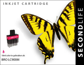 SecondLife - Brother LC 900 Magenta