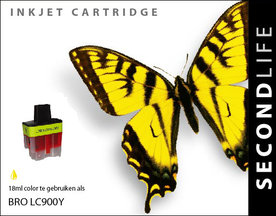 SecondLife - Brother LC 900 Yellow