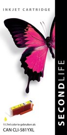 SecondLife - Canon CLI 581 XL Yellow