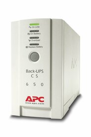 APC Back-UPS CS BK650EI | 650 VA / 400 W | 4x IEC C13 Stopcontacten | Line-Interactive | AVR Spanningsregeling | USB &amp; Seri&euml;le Poorten | LED-statusindicator