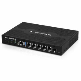 Ubiquiti EdgeRouter 6P | Bedrade Gigabit WAN Router &amp; 5‑port 24 V Passive PoE | 1&times; SFP | Fanless