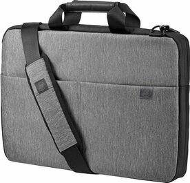 HP 15.6" Business Slim Topload Laptop Tas | Grijs/Zwart