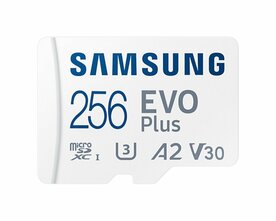 Samsung EVO Plus | MicroSDXC | 256GB | Class 10 | UHS-I U3