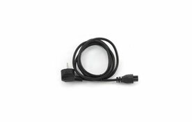 Longwell 3-pin Mickey Mouse (C5) EU Powercord | 1,8 m | Zwart