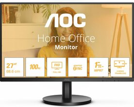 AOC Q27B3CF2 | 27" | 2560x1440 Quad HD IPS | 100Hz | 1ms MPRT | Ingebouwde Speakers | USB-C 65W Power Delivery