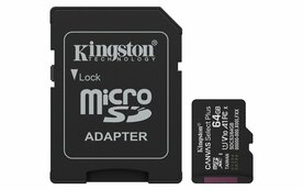 Kingston Technology microSDXC 64GB | Canvas Select Plus Gen3 | 100MB/s | A1 | + Adapter