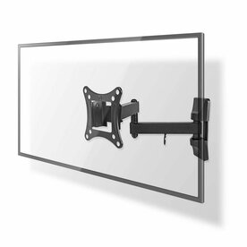 Nedis TVWM1530BK | Draai- en kantelbare TV-plafondbeugel | 23''-55'' | max 30kg | VESA 400x400