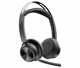 HP Poly Voyager Focus 2 MS Stereo | Bluetooth Headset (ANC) | USB-C (met USB-A Adapter) | Zwart