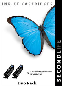 SecondLife - Duopack OEM - HP 364 Black