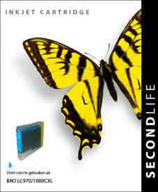SecondLife - Brother LC 970/1000 Cyan