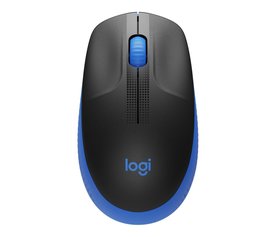 Logitech M190 | Draadloze Muis | Links- en Rechtshandig | RF | 1000 DPI | Zwart/Blauw