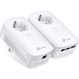 TP-Link TL-PA8033P KIT | Powerline Adapter Set | 1300 Mbps | 3x Gigabit Ethernet | Met Stopcontact | Wit