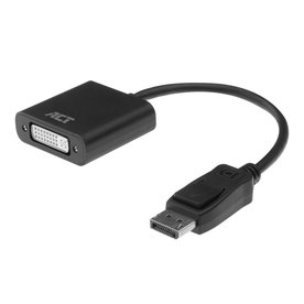 ACT AC7510 | DisplayPort naar DVI-D Adapter | 0,15 m | Zwart