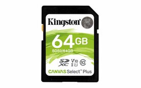 Kingston Canvas Select Plus | SDXC | 64GB | Class 10 | UHS-I U1
