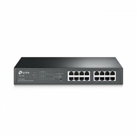 TP-Link TL-SG1016PE | Managed Smart Switch | 16 Poorten | Gigabit Ethernet (10/100/1000 Mbps) | PoE+ (150W) | VLAN/QoS | Webbeheer