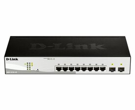 D-Link DGS-1210-10 | 10-poorts Gigabit Smart Switch | 8 RJ45 + 2 SFP | VLAN/QoS | Web/CLI-beheer