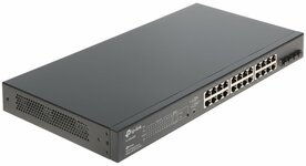TP-Link TL-SG2428P | Managed Smart Switch | 28 Poorten | Gigabit Ethernet (10/100/1000 Mbps) | 24x RJ45 + 4x SFP | PoE+ (250W) | VLAN/QoS
