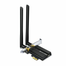TP-Link Archer TX50E | Wi-Fi 6 PCIe Adapter | 2402 Mbps (5 GHz) + 574 Mbps (2,4 GHz) | Bluetooth 5.0 | PCIe x1