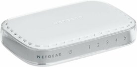 NETGEAR GS605-400PES | 5-poorts Gigabit Unmanaged Switch | Plug & Play | Energiezuinig | Wit