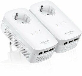 TP-Link TL-PA8030P KIT | Powerline Adapter Set | 1200 Mbps | 3x Gigabit Ethernet | Wit