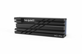 be quiet! MC1 PRO | M.2 SSD Heatsink | Dubbele Heatsink | Aluminium | Zwart