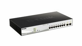 D-Link DGS-1210-10MP/E | Managed L2 Switch | 10 Poorten | Gigabit Ethernet (10/100/1000 Mbps) | PoE