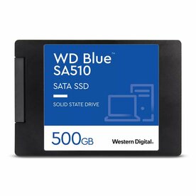 Western Digital Blue SA510 | 500GB SATA SSD | 2.5'' | 560MB/s Lezen | 510MB/s Schrijven