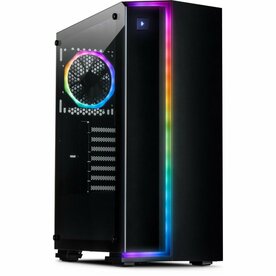 Inter-Tech S-3906 Renegade RGB | Midi Tower Case | Zwart