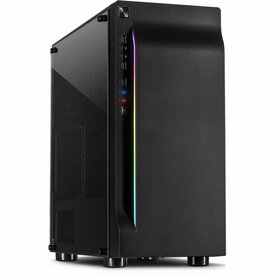 Inter-Tech A-3411 Creek RGB | Midi Tower | Zwart