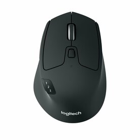 Logitech M720 Triathlon | Draadloze Muis | Rechtshandig | RF + Bluetooth | 1000 DPI | Zwart
