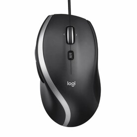 Logitech M500s Advanced | Bekabelde Muis | Rechtshandig | USB-A | 4000 DPI | Zwart/Zilver
