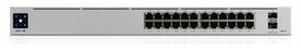 Ubiquiti Networks UniFi Pro | Managed L2/L3 Switch | 24 Poorten | Gigabit Ethernet (10/100/1000 Mbps) | PoE | 1U Rackmount | Zilver