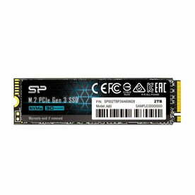 Silicon Power A60 | 2TB NVMe SSD | M.2 Gen3 | 2.200MB/s Lezen | 1.600MB/s Schrijven