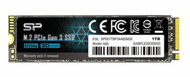 Silicon Power A60 | 1TB NVMe SSD | M.2 Gen3 | 2.200MB/s Lezen | 1.600MB/s Schrijven