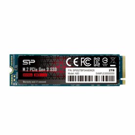 Silicon Power A80 | 2TB NVMe SSD | M.2 | Gen3 | 3.400MB/s Lezen | 3.000MB/s Schrijven