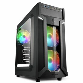 Sharkoon VG6-W RGB | Midi Tower Case | Zwart