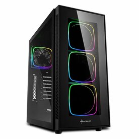 Sharkoon TG6 RGB | Midi Tower Case | Zwart