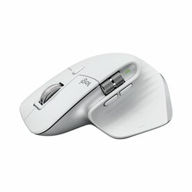 Logitech MX Master 3S | Draadloze Muis | RF-Draadloos + Bluetooth | 8000 DPI | Zilver/Wit