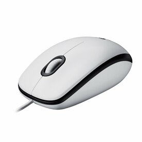 Logitech M100 | Bekabelde Muis | Links- en Rechtshandig | USB-A | 1000 DPI | Wit