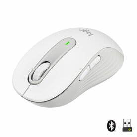 Logitech Signature M650 | Draadloze Muis | Rechtshandig | RF + Bluetooth | 2000 DPI | Wit