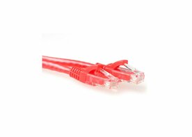 ACT UTP Cat 6A Patchkabel | 0,25 m | Snagless | RJ45 | Rood