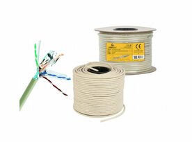 Gembird F/UTP Cat 6 Netwerkkabel | 100 m | Grijs