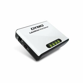 DYMO Print Server | 1x Ethernet | 100 Mbps | Voor netwerkprinterdeling | Compact ontwerp