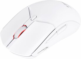 HyperX Pulsefire Haste 2 | Draadloze Gaming Muis | Rechtshandig | RF + Bluetooth + USB-A | 26000 DPI | Wit